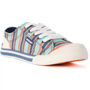 Image of Rocket Dog Womens Jazzin Aster Lace Up Casual Plimsolls UK Size 6 (EU 39)