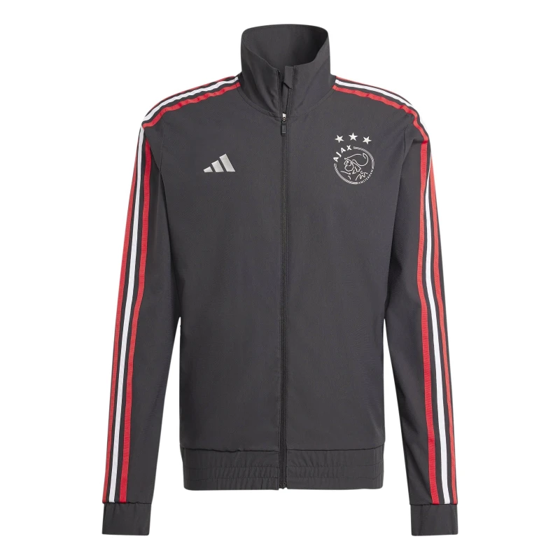 Image of adidas Ajax Amsterdam Tracksuit Jacket Adults - Black XS