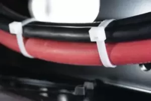 Image of HellermannTyton Black Cable Tie Nylon Releasable, 525mm x 8.9 mm