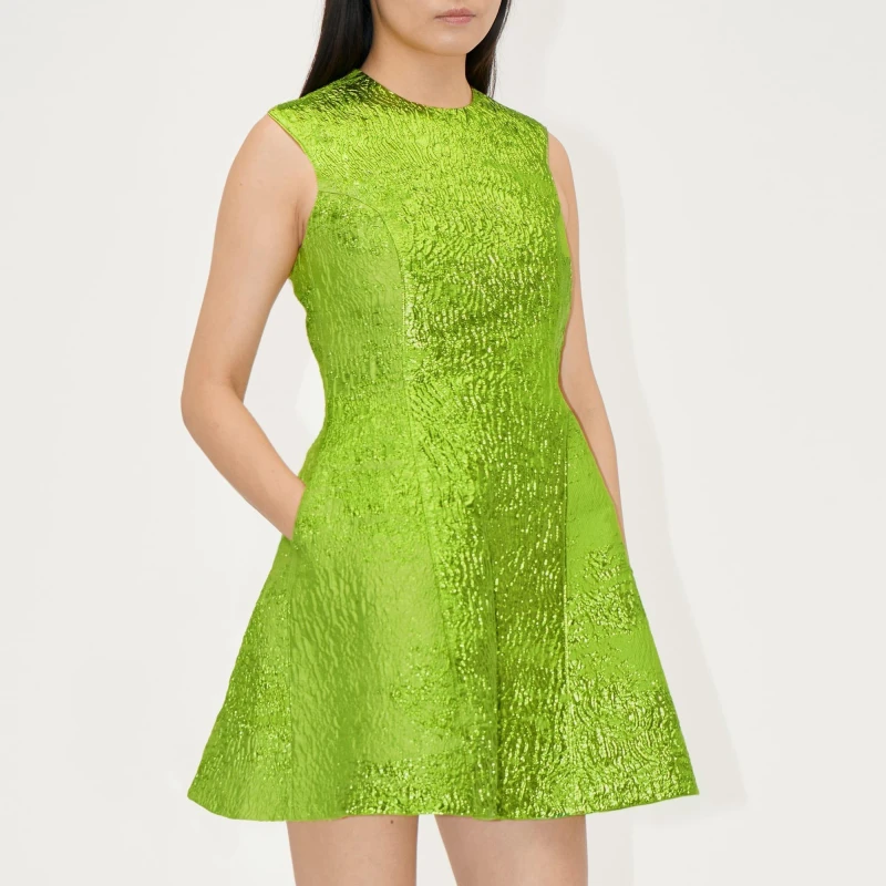 Image of Stine Goya Sleeveless Mini Dress Green female S