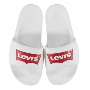 Image of Levis Batwing Sliders - White/Red
