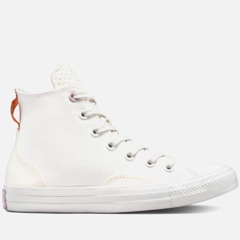 Image of Converse Womens Chuck Taylor All Star Future Utility Hi-Top Trainers - Vintage White/Egret/Himalayan Salt - UK 4