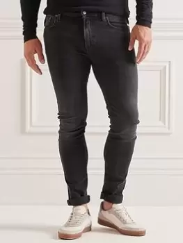 Image of Superdry Studios Slim Jeans, Grey, Size 32, Length Short, Men