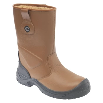 Image of 118SCM Tan Rigger Boot - S1P SRC - Size 10