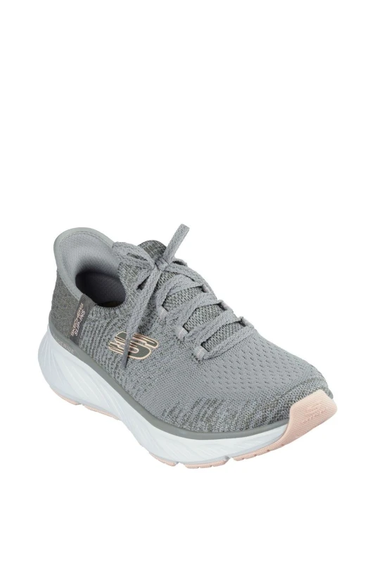 Image of Skechers Edgeride Slip In Runners Womens - Grey Grey 6