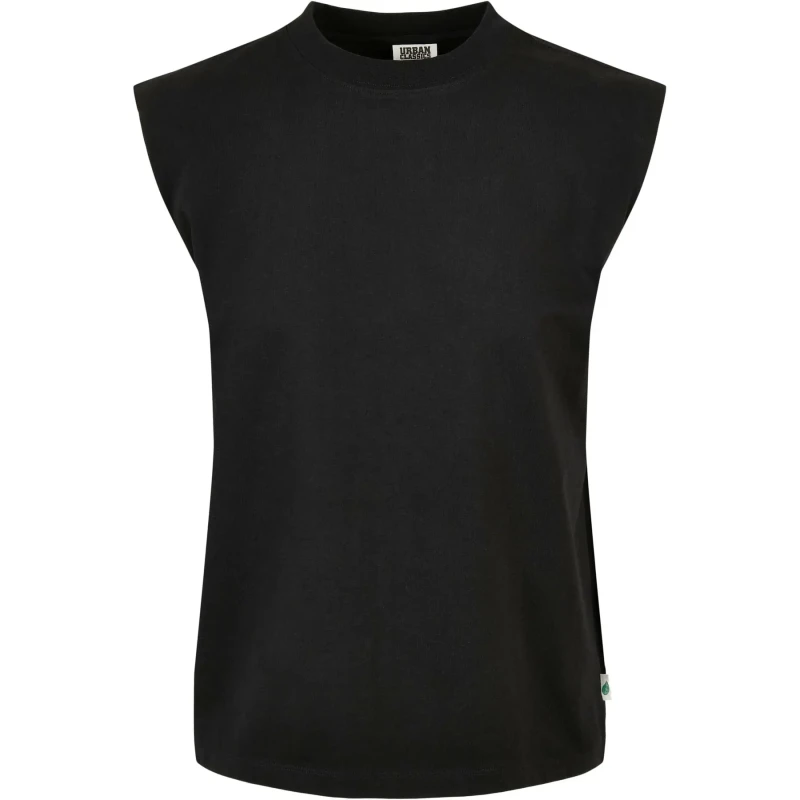 Image of Urban Classics Padded shoulder tank top For Her Urban Classics Noir Female M