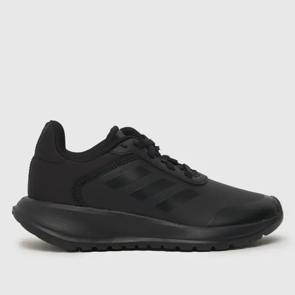 Image of adidas Black tensaur run 2.0 Junior trainers Black UK 13 (EU 31½)