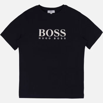 Image of Hugo Boss Classic Short Sleeve T-Shirt Navy Size 10 Years Boys