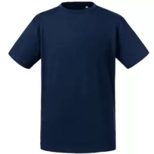 Image of Russell Kids/Childrens Pure Organic T-Shirt (7-8 Years) (French Navy)