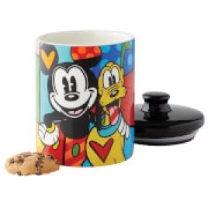 Image of Disney Britto Pluto Canister Cookie Jar (Small) 16.5cm
