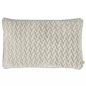 Image of Dione Geometric Rectangular Cushion Champagne