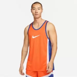Image of Nike Dri-FIT Icon Mens Basketball Jersey - Orange
