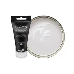 Image of Crown Matt Emulsion Paint - Quiet Time Tester Pot - 40ml