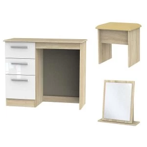 Image of Robert Dyas Goodland Ready Assembled 3 Piece Dressing Table Set