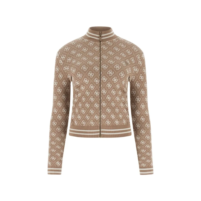 Image of Guess Womens long sleeve T-Shirt Guess 4G Rhombus Noir Female XS/S