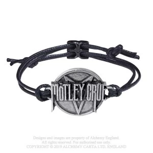 Image of Motley Crue - Pentagram Disc Wrist Strap