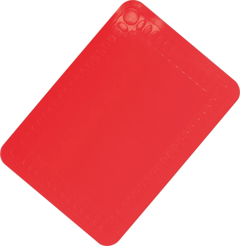 Image of Aidapt Anti Slip Silicone Table Mat 250x180mm Red Red