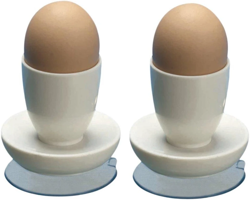 Image of Aidapt Egg Cup With Non Slip Base White
