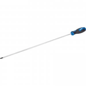 Image of Draper Extra Long Reach Soft Grip Pozi Screwdriver PZ2 450mm