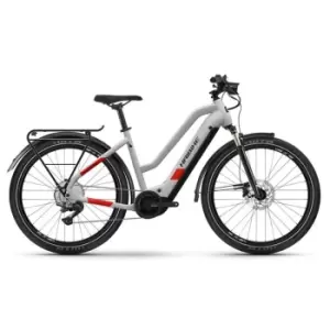 Image of Haibike Trekking 7 Mid 2021 Electric Hybrid Bike - Grey