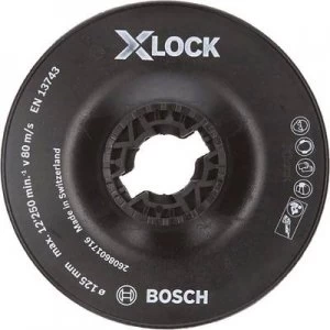 Image of Bosch X-LOCK back plate, 125mm Hardware Bosch Accessories 2608601716