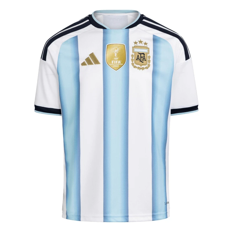 Image of Adidas Argentina Home Kids Kit 2026 Blanc Unisex 7/8 ans KA8119