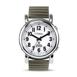 Image of Lifemax Solar Talking Atomic Watch - Expanding Bracelet
