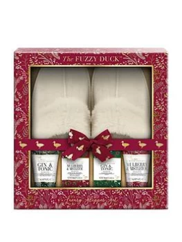 Image of BAYLIS & HARDING The Fuzzy Duck Womens Slipper Gift Set, Multi, Women