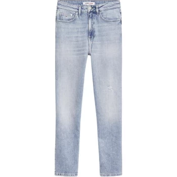 Image of Tommy Jeans Harper Hr Straight Ankle Albc - 1AB AMES LB COM