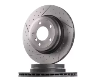 Image of BREMBO Brake disc BMW 09.C246.11 34216787931,34216795755 Brake rotor,Brake discs,Brake rotors