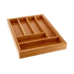 Image of Expandable Cutlery Tray in Bamboo