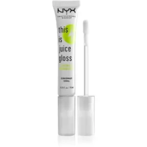 Image of NYX Professional Makeup This Is Juice Gloss Hydrating Lip Gloss Shade 01 - Coconut Chill 10 ml