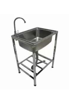Image of Stainless Steel Camping Sink - Portable