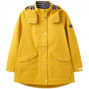 Image of Joules Womens Coast Waterproof Coat Antique Gold 18