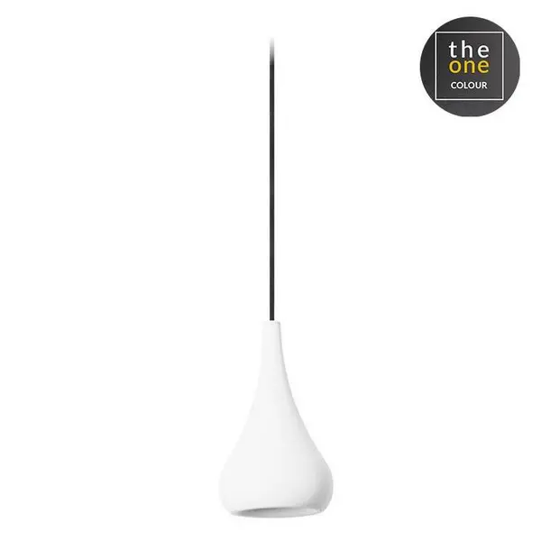 Image of Cherry LED Dome Ceiling Pendant Matt White 12.6cm 1185lm 2700K