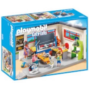 Image of Playmobil City Life History Class with Functional Blackboard (9455)