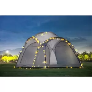 Image of LED garden gazebo - Grey