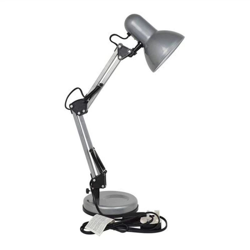Image of Status Angled ES Desk Lamp - Silver SADL2429AESS16