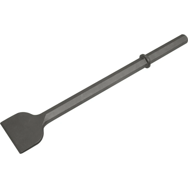Image of Loops 110 x 608mm Extra Wide Breaker Chisel - 1 & 1/8" Hex Shank - Impact Demolition Metallics
