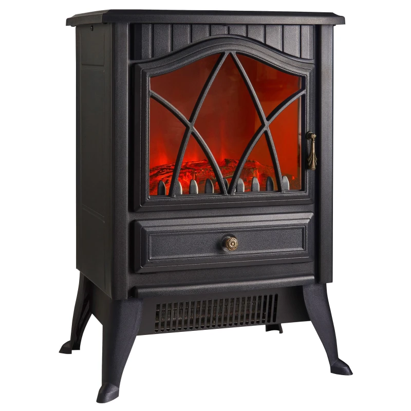 Image of VonHaus 1800W Electric Stove Heater in Black Unisex
