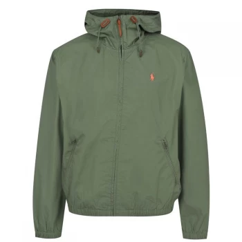 Image of Polo Ralph Lauren Hooded Windbreaker - Cargo Green