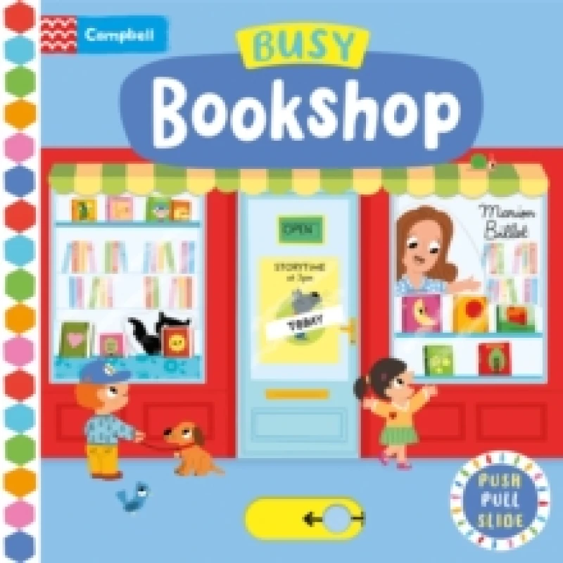 Image of Busy Bookshop : A Push, Pull, Slide Book Board book