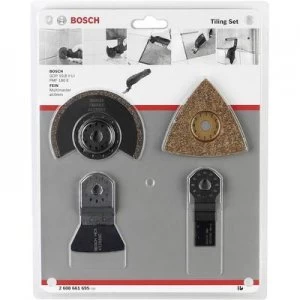 Image of Bosch Accessories 2608661695 Multitool accessory set 4 Piece 1 Set