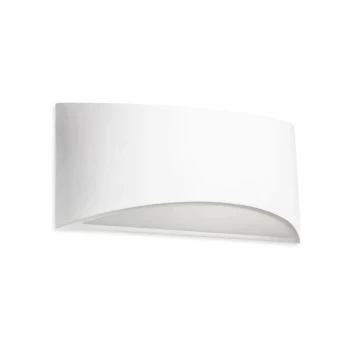 Image of Leds-C4 Ges - 1 Light Up & Down Plaster Wall Light White, E14