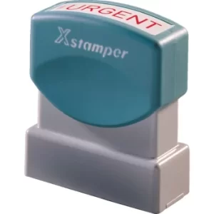 Image of X-stamper Word Stamp Checked Red