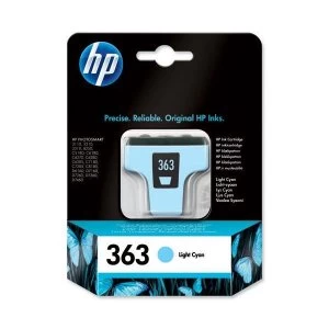 Image of HP 363 Light Cyan Ink Cartridge