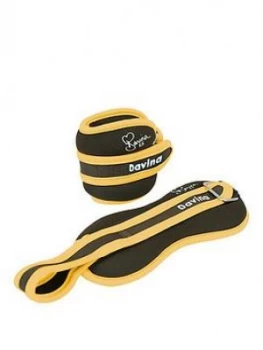 Image of Davina Mccall Davina Ankle & Wrist Weight Set - Yellow