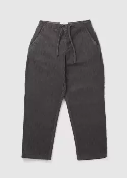 Image of Wax London Mens Kurt Trouser Penn Cord In Charcoal