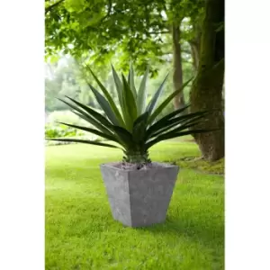Image of Ivyline Stone Ella Pot 29cm - Grey
