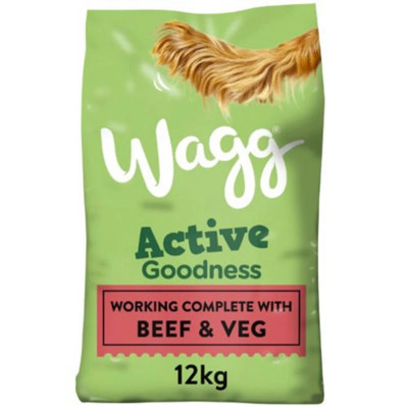 Image of Wagg Active Goodness Beef & Veg 12Kg